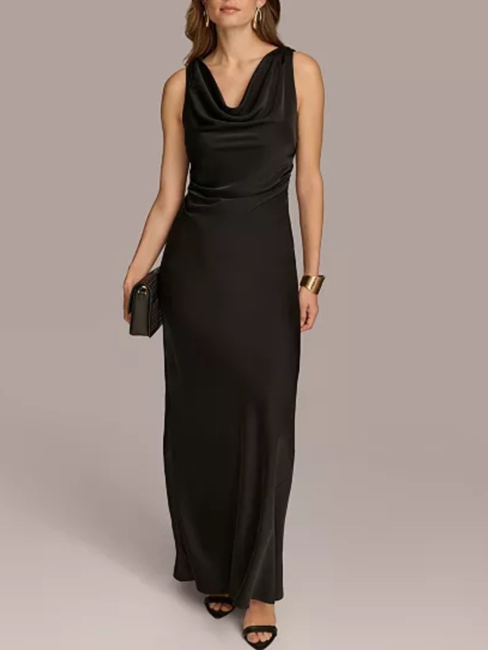 Donna Karan New York Cowlneck Gown 2